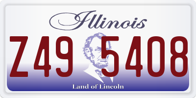 IL license plate Z495408