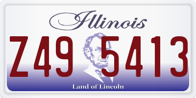 IL license plate Z495413