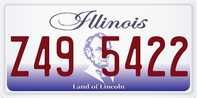 IL license plate Z495422