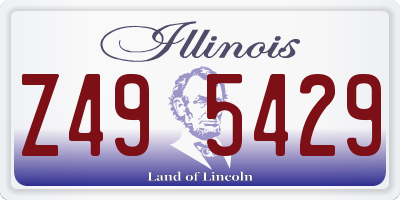 IL license plate Z495429