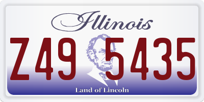 IL license plate Z495435