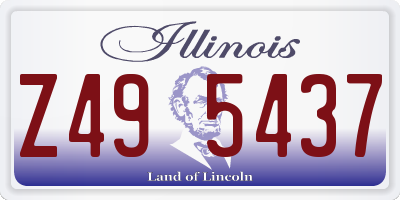 IL license plate Z495437