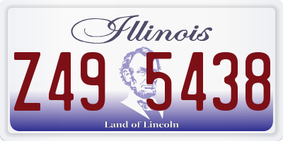 IL license plate Z495438