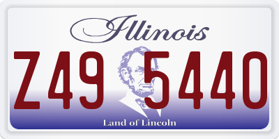 IL license plate Z495440