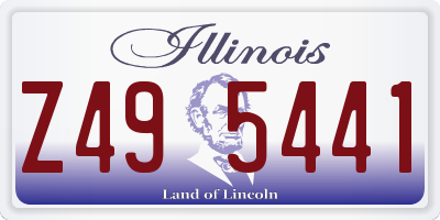 IL license plate Z495441
