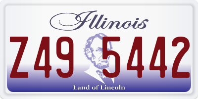 IL license plate Z495442