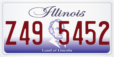 IL license plate Z495452