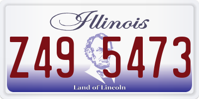 IL license plate Z495473