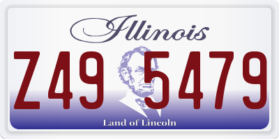 IL license plate Z495479