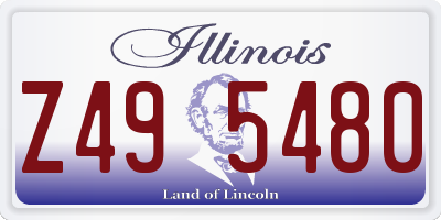 IL license plate Z495480