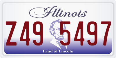 IL license plate Z495497
