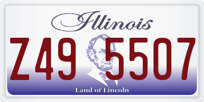 IL license plate Z495507