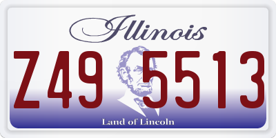 IL license plate Z495513