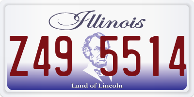 IL license plate Z495514