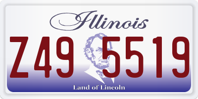 IL license plate Z495519
