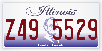 IL license plate Z495529
