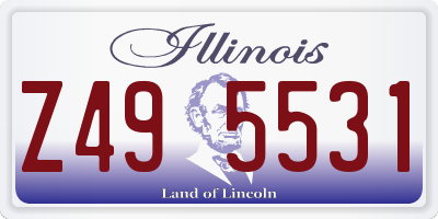IL license plate Z495531
