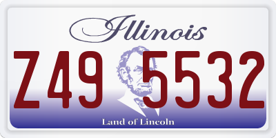 IL license plate Z495532