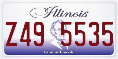 IL license plate Z495535