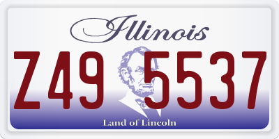 IL license plate Z495537