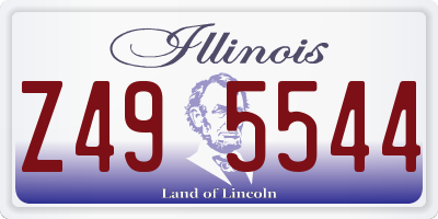 IL license plate Z495544