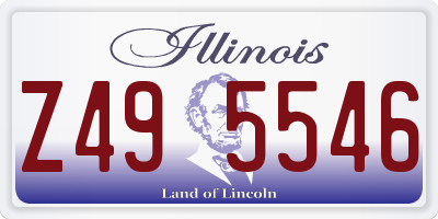 IL license plate Z495546