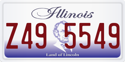 IL license plate Z495549
