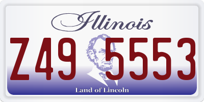 IL license plate Z495553