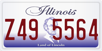 IL license plate Z495564