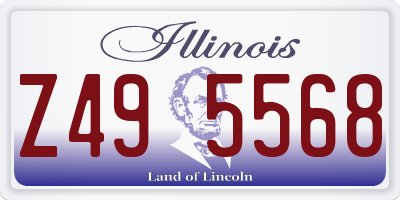 IL license plate Z495568