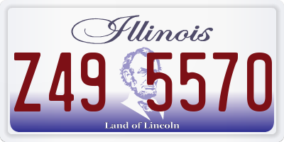 IL license plate Z495570