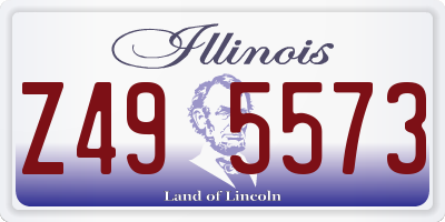 IL license plate Z495573