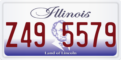 IL license plate Z495579