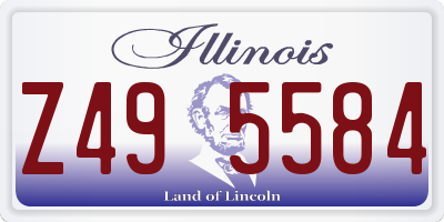 IL license plate Z495584