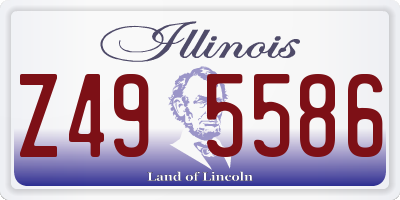 IL license plate Z495586