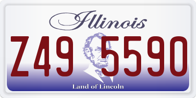 IL license plate Z495590