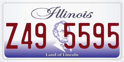 IL license plate Z495595
