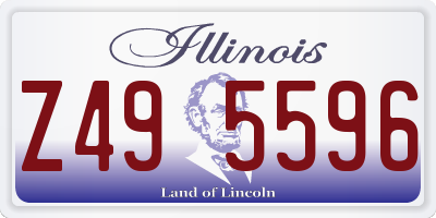 IL license plate Z495596