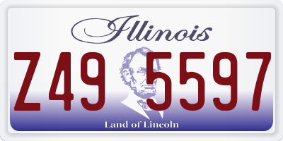 IL license plate Z495597