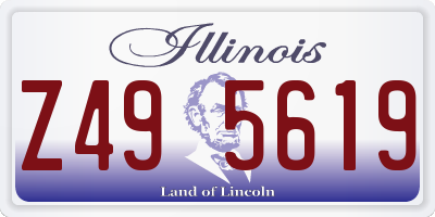 IL license plate Z495619