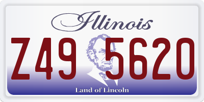 IL license plate Z495620