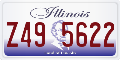 IL license plate Z495622