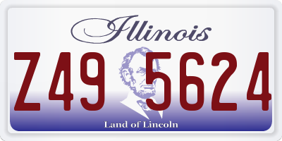 IL license plate Z495624