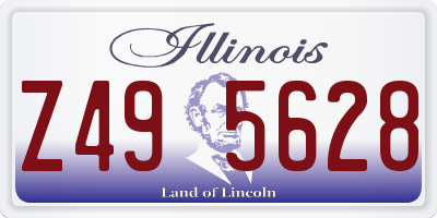 IL license plate Z495628