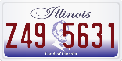 IL license plate Z495631