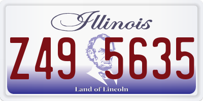 IL license plate Z495635