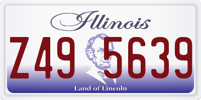 IL license plate Z495639