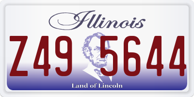 IL license plate Z495644