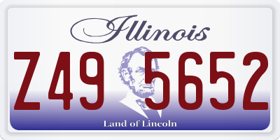IL license plate Z495652