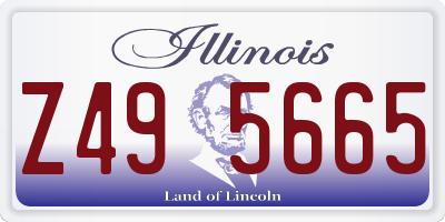 IL license plate Z495665